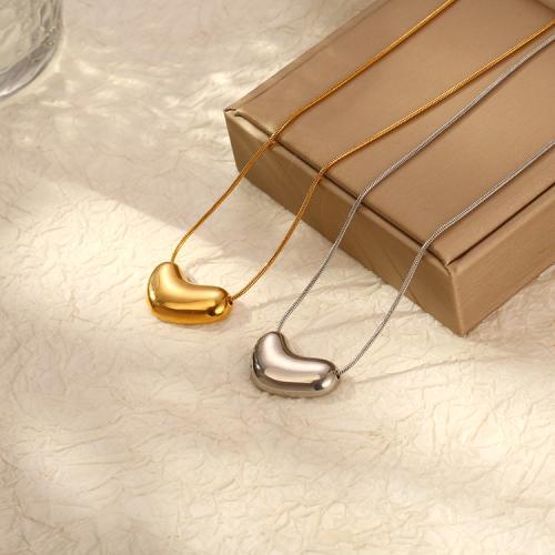 Stainless Steel Jewelry Necklace 304 Stainless Steel with 5CM extender chain plated for woman Length 40 cm Sold By PC