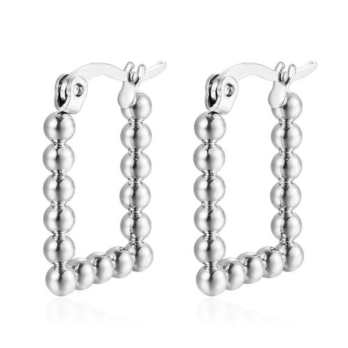 Stainless Steel Lever Back Earring, 304 Stainless Steel, plated, for woman, more colors for choice, Sold By Pair