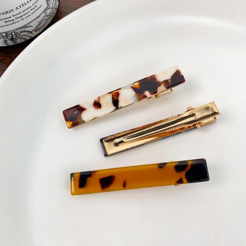 Alligator Hair Clip Acetate three pieces & fashion jewelry Sold By PC