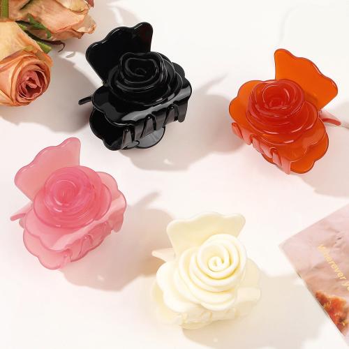 Hair Claw Clips, Plastic, Flower, handmade, for woman, Sold By PC