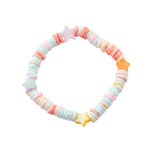 Resin Bracelets handmade fashion jewelry & for woman multi-colored Length 15.5 cm Sold By PC