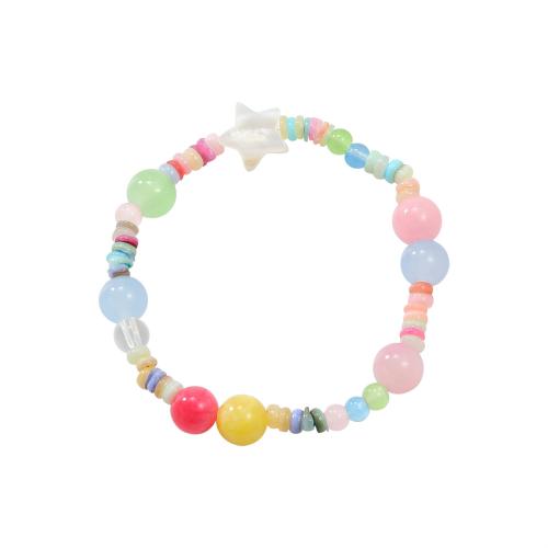 Resin Bracelets handmade fashion jewelry & for woman multi-colored Length 16 cm Sold By PC