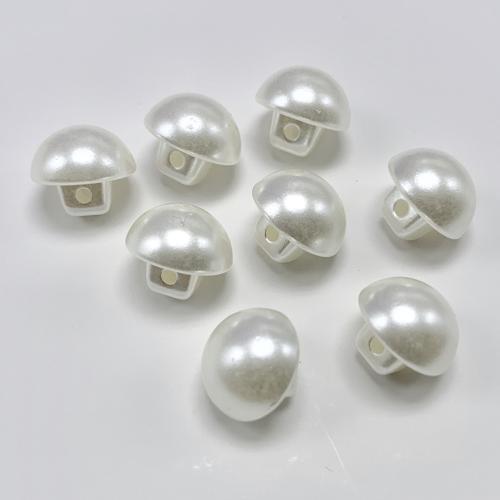 Fornituras de bricolaje, Perlas plásticas, diverso tamaño para la opción, Blanco, Vendido por UD