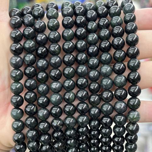Gemstone Jewelry Beads, Natural Stone, Round, fashion jewelry & DIY & different size for choice, mixed colors, Sold Per Approx 38 cm Strand