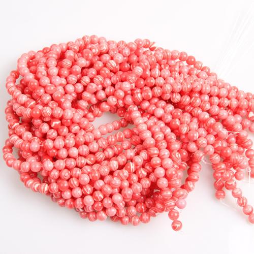 Gemstone Jewelry Beads Round fashion jewelry & DIY red Sold Per Approx 38 cm Strand