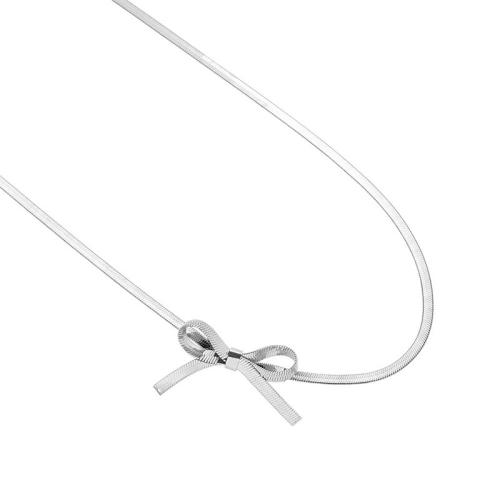 Collar de Latón, metal, Lazo, Joyería & para mujer, longitud aproximado 40 cm, Vendido por UD