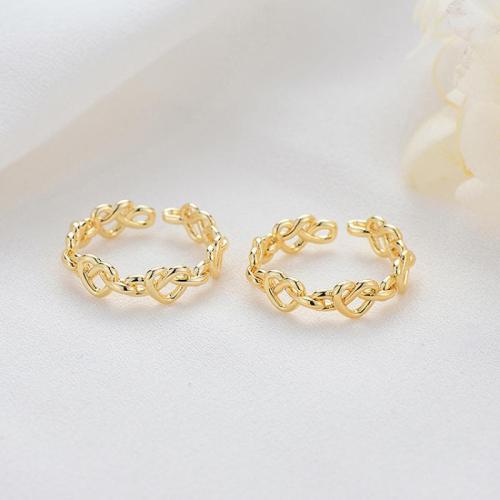 Brass δάχτυλο του δακτυλίου, Ορείχαλκος, κοσμήματα μόδας & διαφορετικά στυλ για την επιλογή & για τη γυναίκα, Μέγεθος:7, Sold Με PC