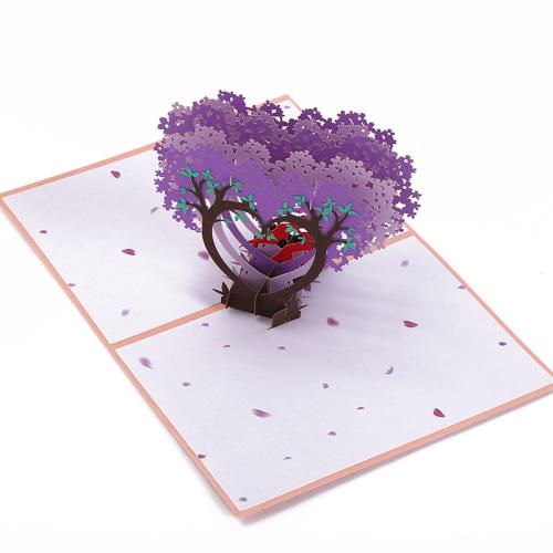 Greeting Card, Paper, handmade, 3D effect, 130x180mm, Sold By PC