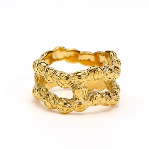 Rozsdamentes acél Finger Ring, 304 rozsdamentes acél, divat ékszerek & különböző méretű a választás & a nő, több színt a választás, Által értékesített PC
