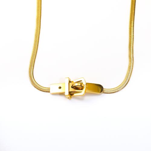 Edelstahl Schmuck Halskette, 304 Edelstahl, Modeschmuck & für Frau, keine, 32x12mm, Länge ca. 45 cm, verkauft von PC