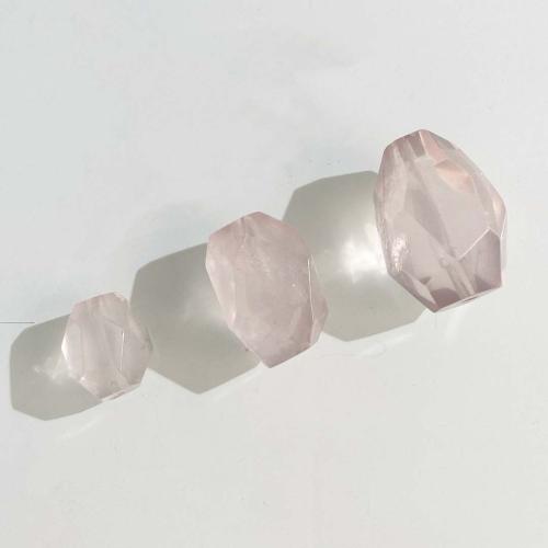 Perles Quartz Rose naturel, DIY & normes différentes pour le choix, rose, Vendu par PC