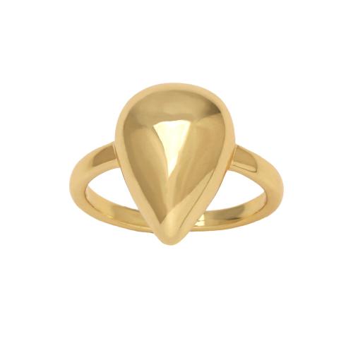 Ring Finger mosiądz, Platerowane w kolorze złota, biżuteria moda, złoty, bez zawartości niklu, ołowiu i kadmu, sprzedane przez PC