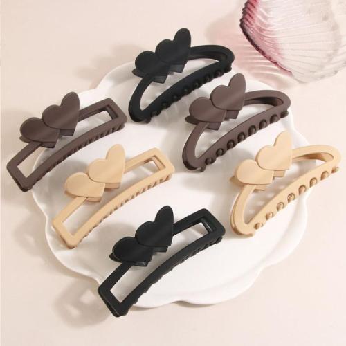Hair Claw Clips Plastic stoving varnish & for woman & hollow Sold By PC