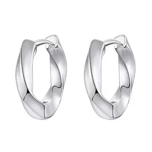 Brass Leverback Earring plated for woman platinum color Sold By Pair