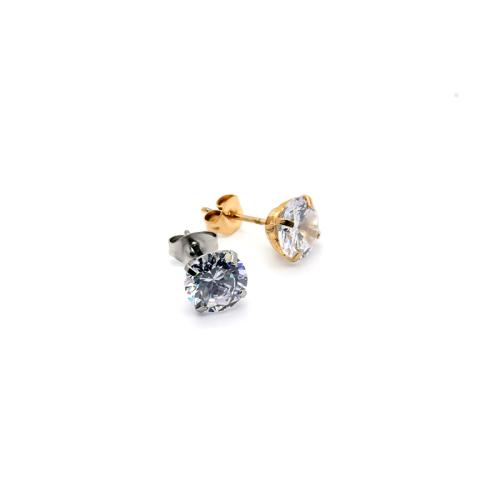 Nerezová ocel Ear Piercing šperky, 304 Stainless Steel, unisex & různé velikosti pro výběr & micro vydláždit kubické zirkony, více barev na výběr, Prodáno By PC