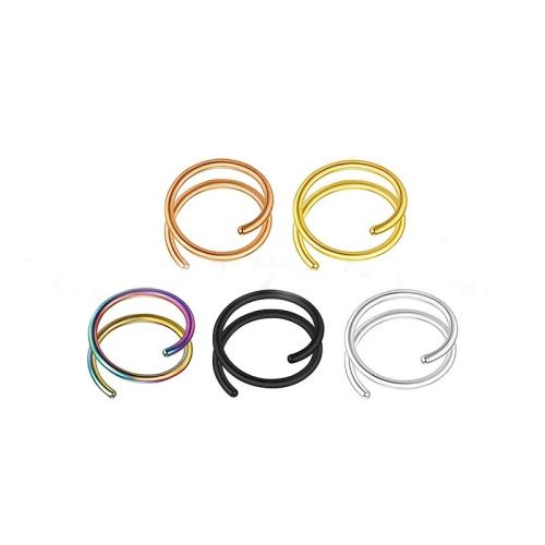 Stainless Steel Nose Piercing Jewelry, 304 Stainless Steel, plated, Unisex & different size for choice, more colors for choice, Sold By PC