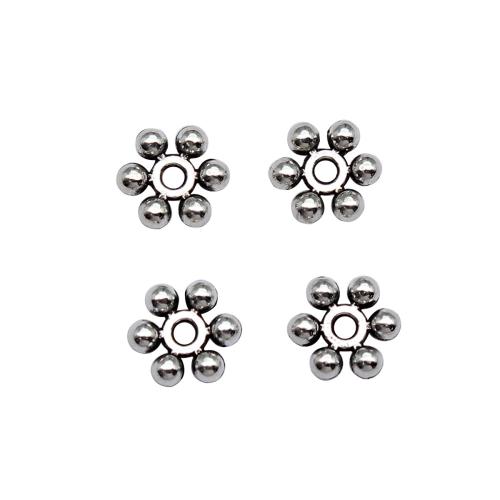 Tibetan Style Jewelry Beads, antique silver color plated, vintage & fashion jewelry & DIY, 7x7mm, Sold By PC