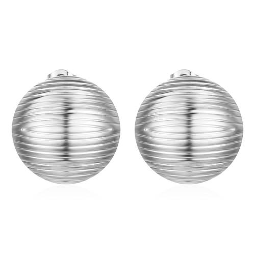 Stainless Steel Stud Earrings, 304 Stainless Steel, Vacuum Ion Plating, Different Shape for Choice & fashion jewelry & for woman, more colors for choice, 24.50x24.50mm, Sold By Pair