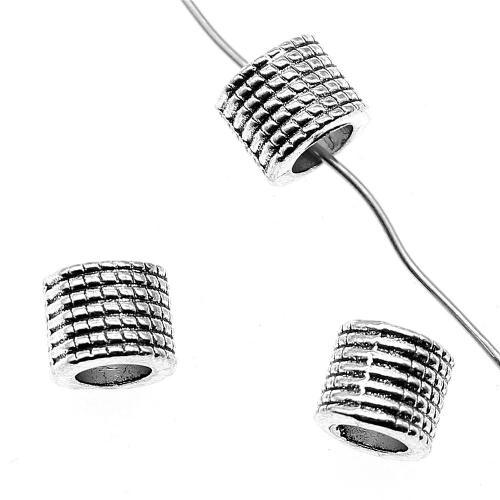 Zinc Alloy Jewelry Beads Column plated vintage & fashion jewelry & DIY Sold By PC