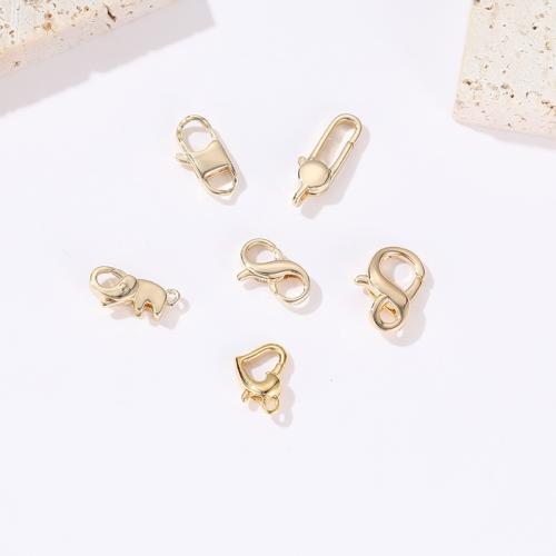 Brass Lobster Claw Cord Clasp plated DIY nickel lead & cadmium free Sold By PC