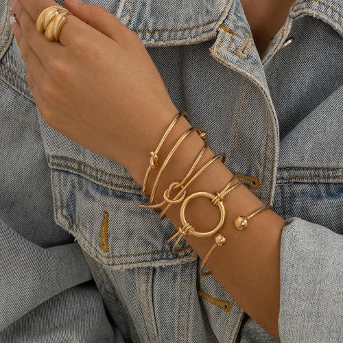 alliage de zinc bracelet manchette, Placage, bijoux de mode & styles différents pour le choix & pour femme, plus de couleurs à choisir, Vendu par PC