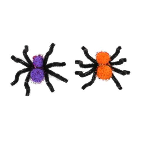 fer Clip bec, avec Caddice, araignée, Halloween Design & pour femme, plus de couleurs à choisir, 100x80mm, Vendu par PC
