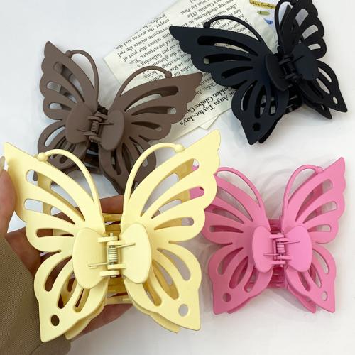 Hair Claw Clips Acrylic Butterfly handmade for woman & hollow Sold By PC