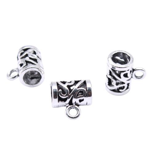 Zinc Alloy Bail Beads Column plated vintage & fashion jewelry & DIY Sold By PC