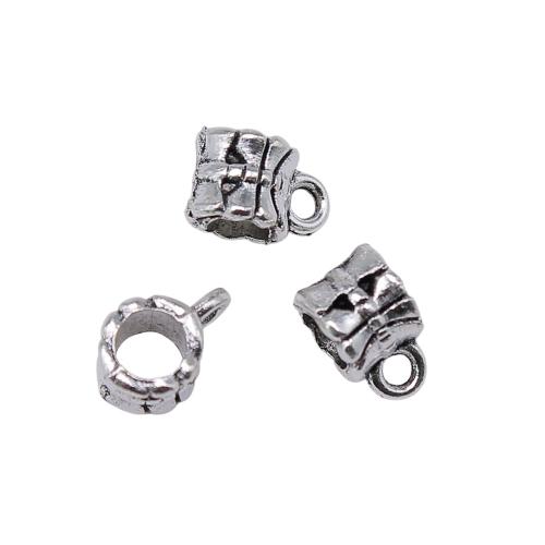 Zinc Alloy Bail Beads antique silver color plated vintage & fashion jewelry & DIY Sold By PC