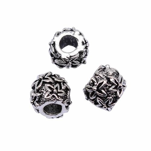 Zinc Alloy Jewelry Beads barrel antique silver color plated vintage & fashion jewelry & DIY Sold By PC
