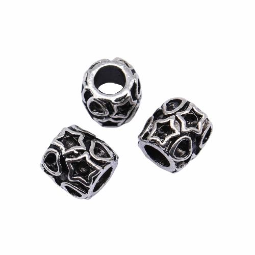 Zinc Alloy Jewelry Beads barrel antique silver color plated vintage & fashion jewelry & DIY Sold By PC