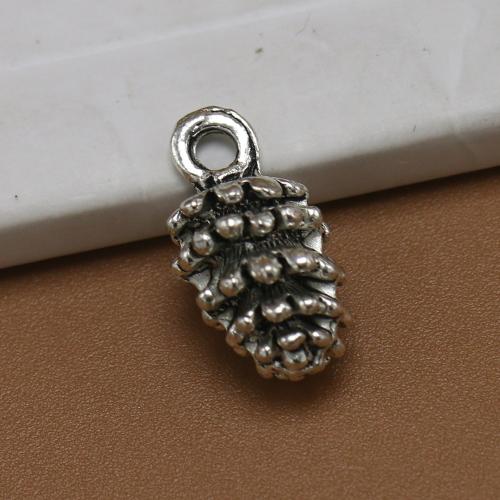 Zinc Alloy Pendants Pinecone antique silver color plated vintage & fashion jewelry & DIY nickel lead & cadmium free Approx Sold By Bag