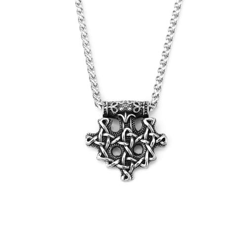 Stainless Steel Jewelry Necklace, 304 Stainless Steel, polished, fashion jewelry & different styles for choice & for man, Length:Approx 60 cm, Sold By PC