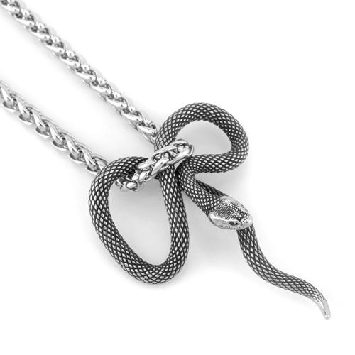 Ожерелье из нержавеющей стали , Нержавеющая сталь 304, Змея, полированный, ювелирные изделия моды & разные стили для выбора & Мужский, длина:Приблизительно 60 см, продается PC