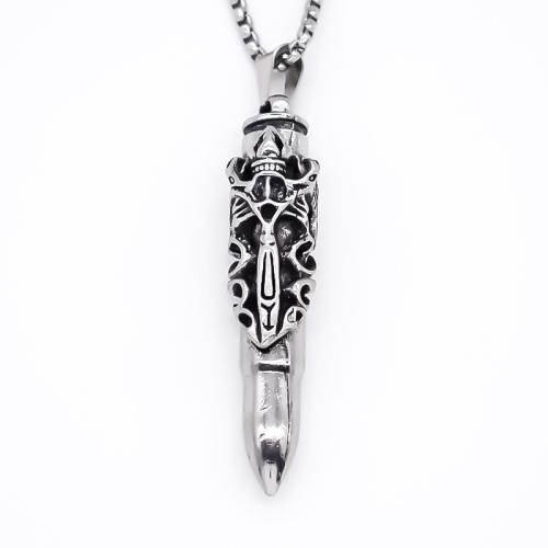 Tibetan Style Jewelry Necklace, fashion jewelry & Unisex, silver color, 56x13mm, Length:Approx 70 cm, Sold By PC