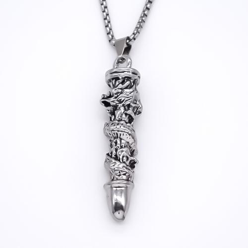 Zinklegierung Schmuck Halskette, Modeschmuck & unisex, Silberfarbe, 55x14mm, Länge:ca. 70 cm, verkauft von PC