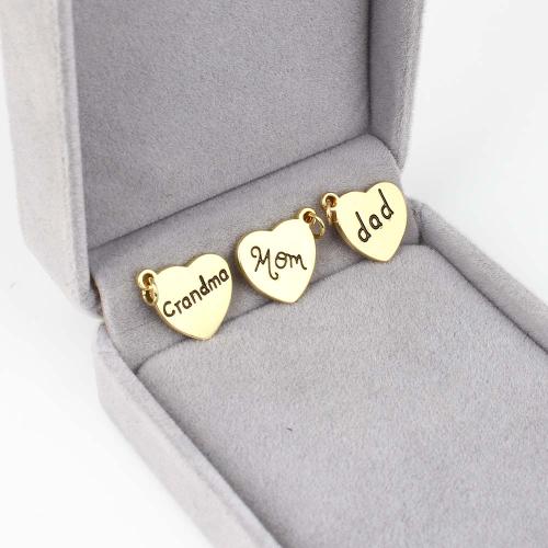 Brass Heart Pendants gold color plated DIY & enamel mixed colors nickel lead & cadmium free Sold By Bag
