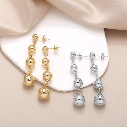 Brass Drop Earring plated fashion jewelry nickel lead & cadmium free Sold By PC