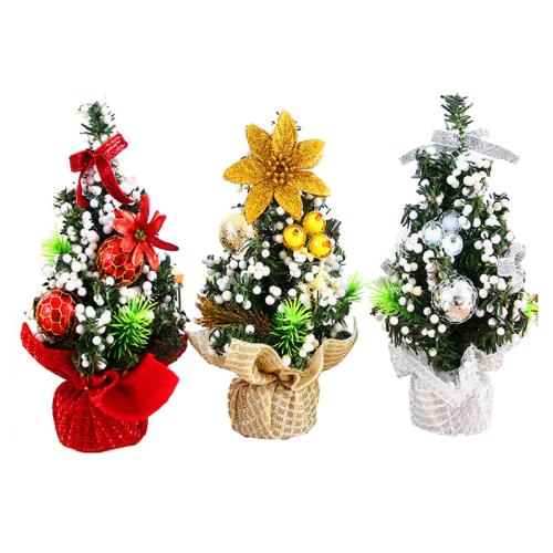 PVC Plastic Decoration with Cloth Christmas Tree handmade Christmas Design 200mm Sold By PC