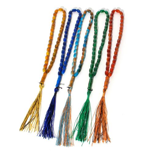 Glas perler armbånd, med Caddice, håndlavet, mode smykker & Unisex, flere farver til valg, Længde 14.76 inch, Solgt af PC