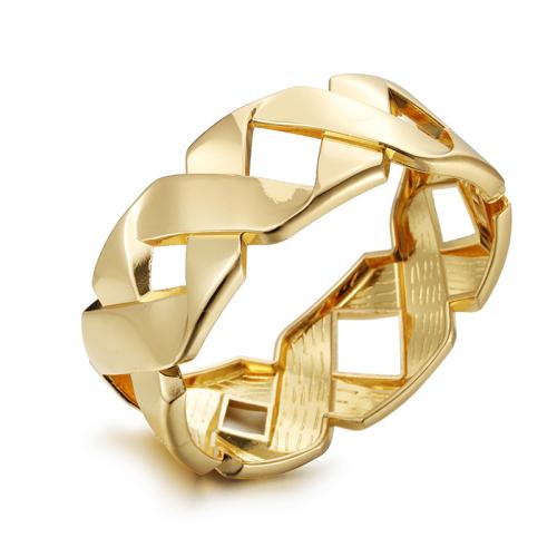 Zink Alloy Bangle Smycken, plated, för kvinna, gyllene, Säljs av PC