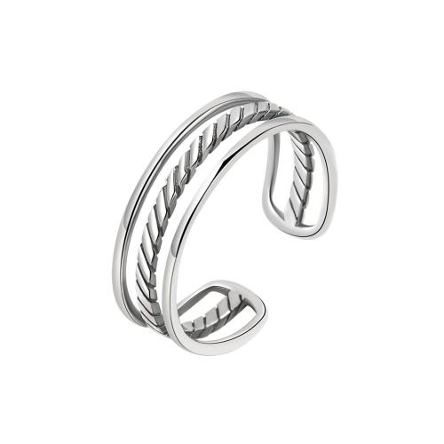 925 Sterling Silver Finger Rings, Antique finish, for woman, silver color, Sold By PC