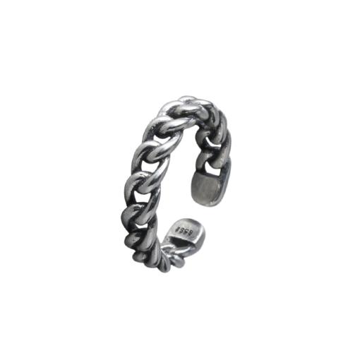 Cеребряное кольцо, Серебро 925 пробы, Связанный вручную, Женский, серебряный, продается PC