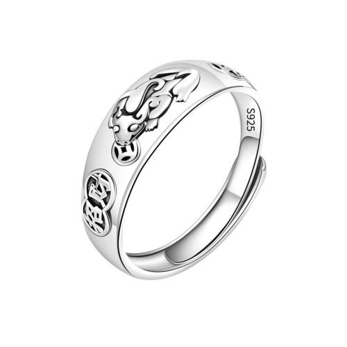 Solidny srebrny pierścień, Srebro 925, Powlekane, dla kobiety, srebro, sprzedane przez PC