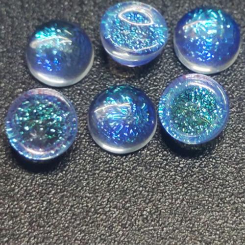 Glass Cabochons, Round, DIY & different size for choice, violet, Sold By PC