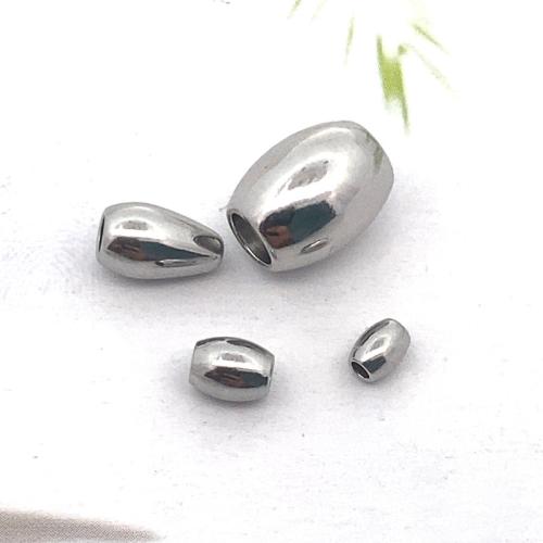 Perlas de acero inoxidable, acero inoxidable 304, Bricolaje & diverso tamaño para la opción & diferentes estilos para la opción, color original, Vendido por UD