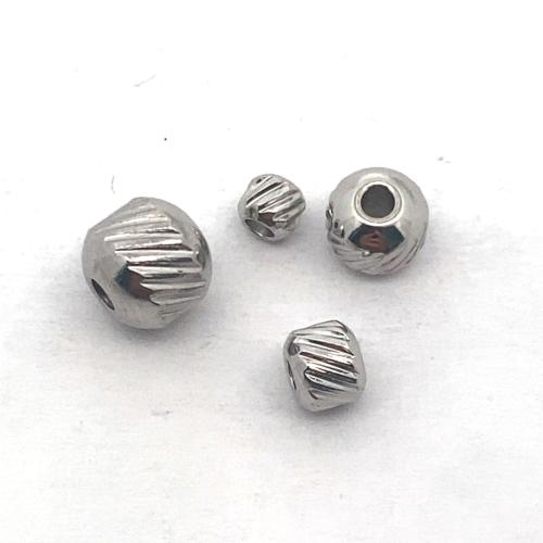 Stainless Steel Spacer Beads 304 Stainless Steel DIY original color Sold By PC