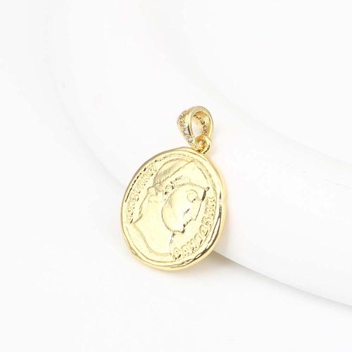 Brass Jewelry Pendants, plated, DIY, more colors for choice, nickel, lead & cadmium free, 20.30x17.60x2.10mm, Sold By PC