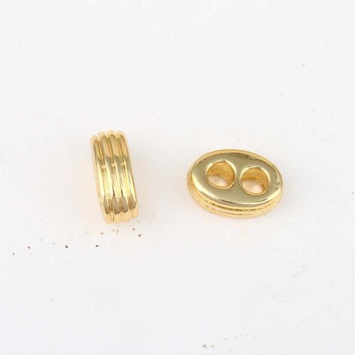 Perline in ottone, DIY, assenza di nichel,piombo&cadmio, 15x9.70x5.90mm, Venduto da PC