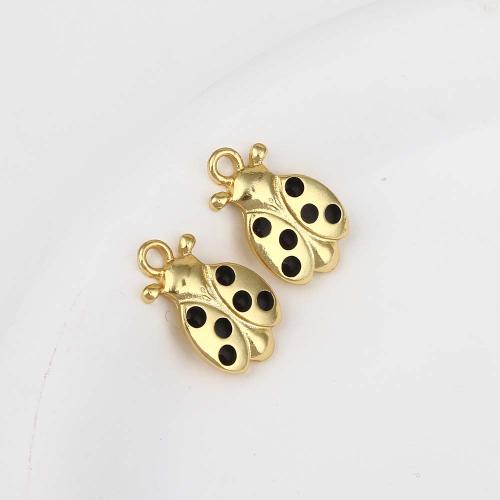 Brass Jewelry Pendants Insect DIY & enamel nickel lead & cadmium free Sold By PC